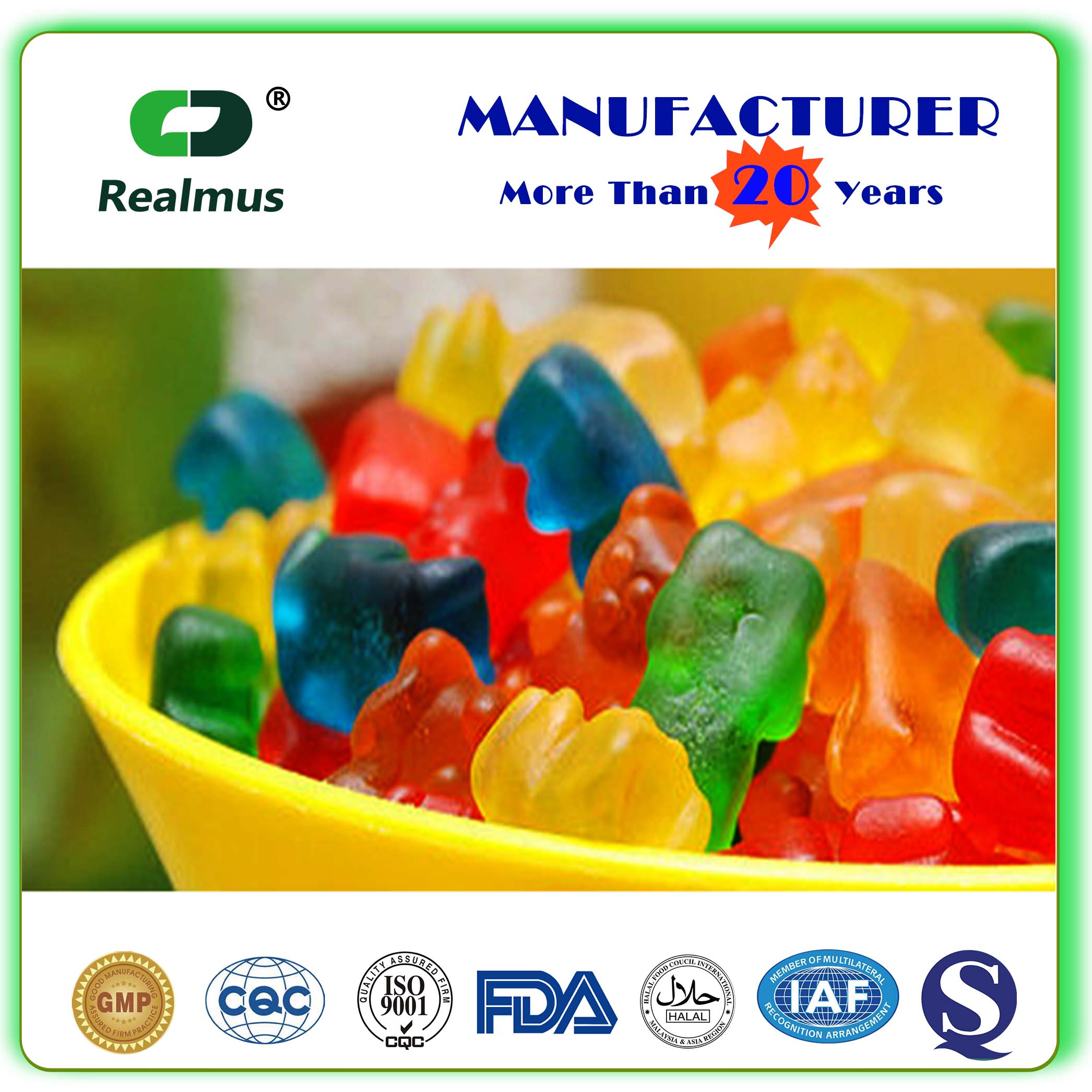 Fruit bear Omega 3 Gummy Candy